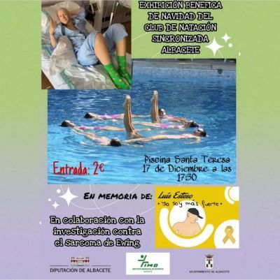 Cartel Evento Exhibición Natación